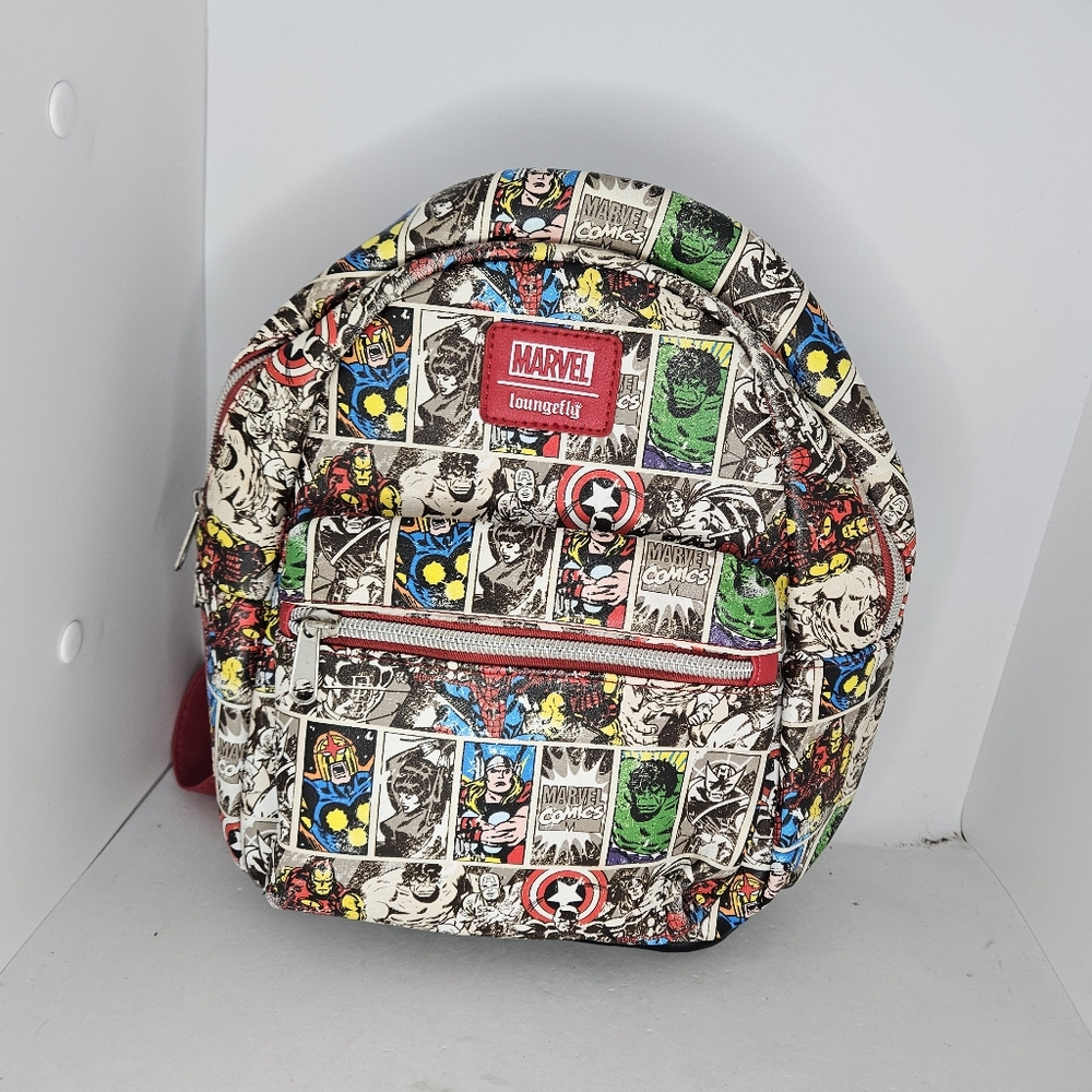 Loungefly Marvel Comic Strip Captain America Thor… - image 1